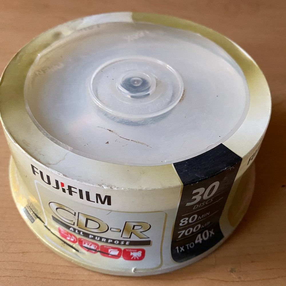 FUJIFILM CD-R 30 DISCS   NEW IN SEALED PACKAGE